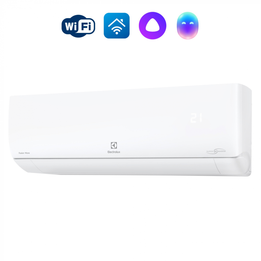 Увеличить Сплит-система инверторного типа Electrolux Fusion Wave Super DC EACS/I-09HFW/N8 комплект