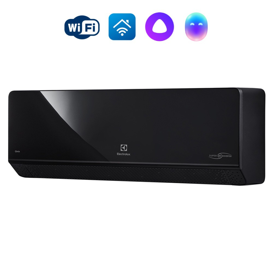 Увеличить Сплит-система инверторного типа Electrolux Onix Super DC EACS/I-09HIX-BLACK/N8 комплект