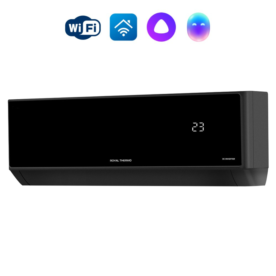 Увеличить Сплит-система инверторного типа Royal Thermo Barocco DC RTBI-12HN8/black комплект