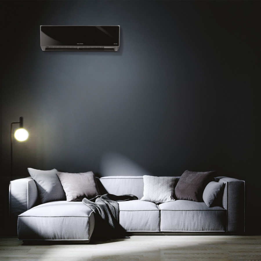Увеличить Сплит-система инверторного типа Royal Thermo Barocco DC RTBI-12HN8/black комплект