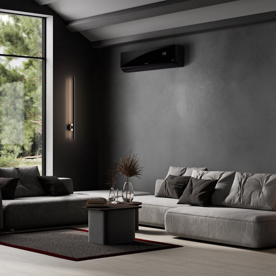 Увеличить Сплит-система инверторного типа Royal Thermo Barocco DC RTBI-12HN8/black комплект