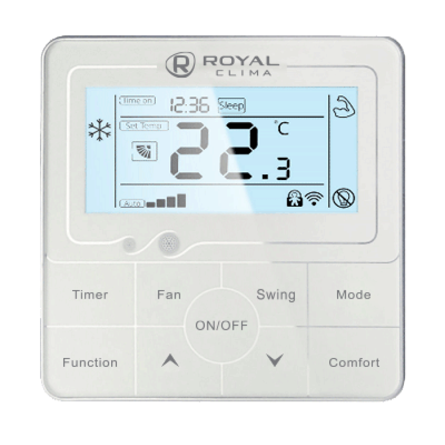 Высоконапорная полупромышленная инверторная сплит-система канального типа ROYAL CLIMA серии COMPETENZA HP Inverter CO-D 96HNHI/CO-E 96HNHI (комплект)